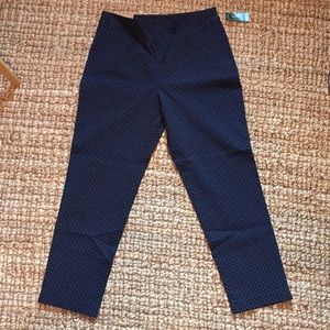 NWT LL Bean polka dot pants